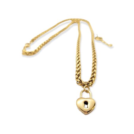 NECKLACE WITH KEY AND LOCK1